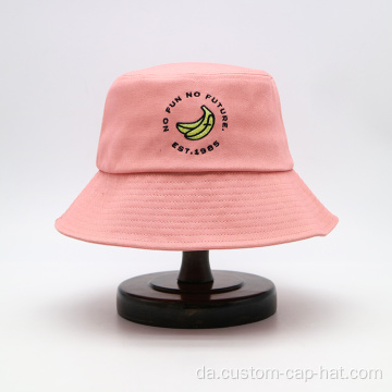 Lyserød udendørs bomuldsspand hat